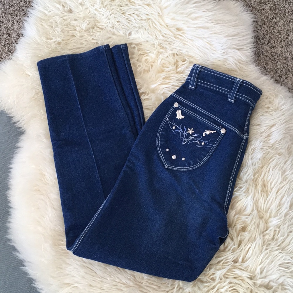 ⭐️ Vintage Jeans 50’s cut High Waisted dark denim